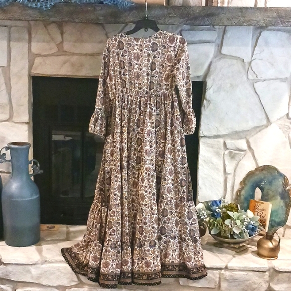 Anthropologie Boemo Maxie Dress Sz LP - Picture 3 of 13